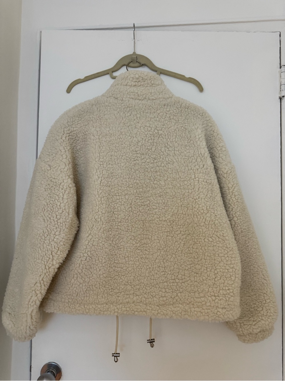 Stella + Lorenzo Cream Teddy Sherpa Jacket - Picture 3 of 7